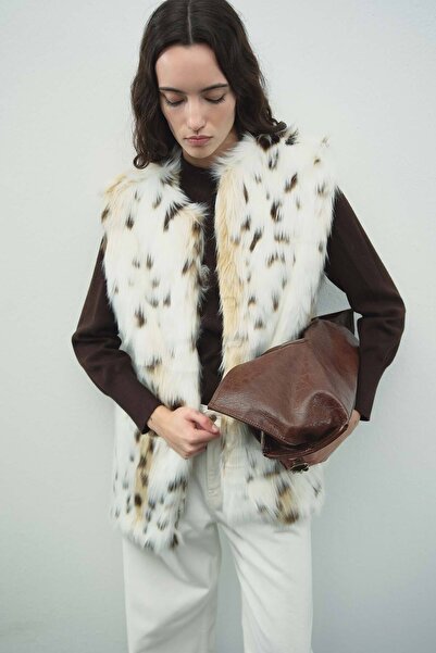 Hooopstore Limited Leopard Fur Vest
