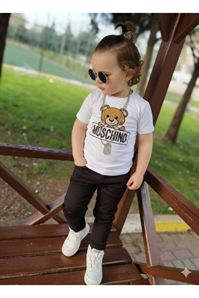 Burçak Butik Pantaloni - Tricou Top Jos Set 2 piese