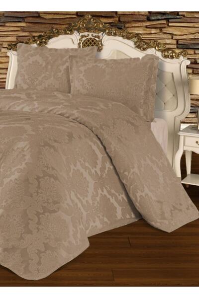 Çeyiz Bahçesi Adella Double Bedspread Cappuccino