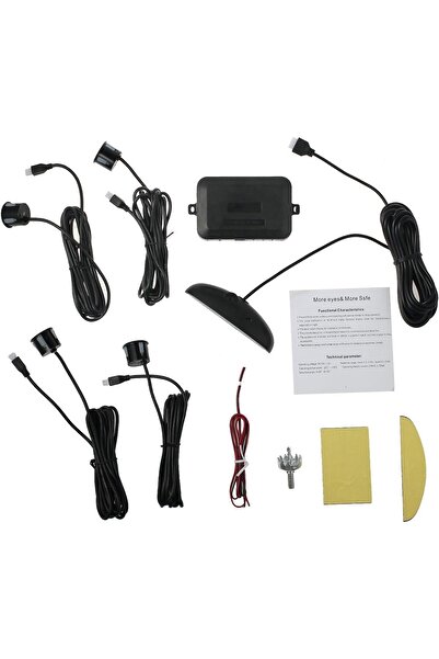 AEM AEMPART Araç geri park sensörü türkçe ses ikazlı siyah göz 22mm