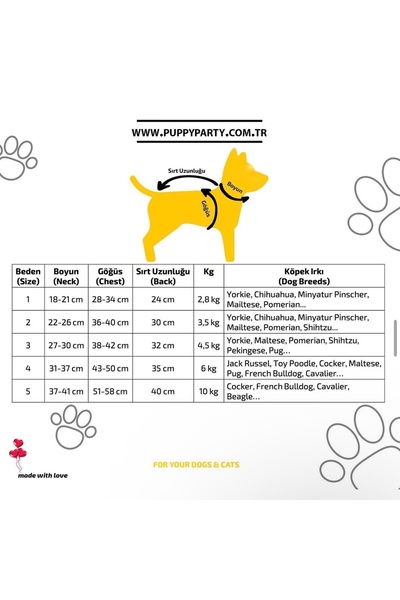 PUPPY PARTY KÖPEK KIYAAFETİ