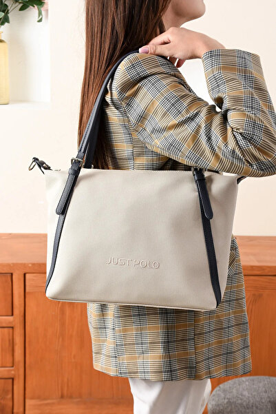Just Polo Women's New Season Large Size Luxury Hand and Shoulder Bag Shoulder...
