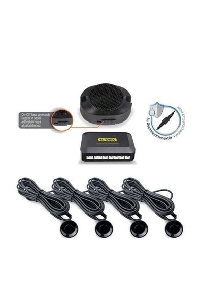 Niken Araç geri park sensörü bip bip ses ikazlı gri göz