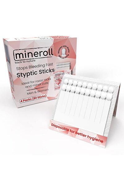 Hype Store Tek Kullanımlık Çubuk Kan Taşı Erkekler ve Kadınlar için Ufak Jilet Kesikleri ve Manikür Pedikür Uyg