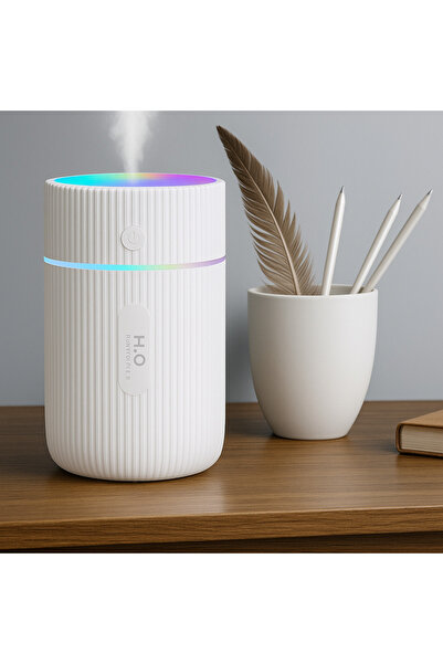 H2O Humidifier Air humidifier with aromatherapy diffuser for home, office and car, 220ML, White