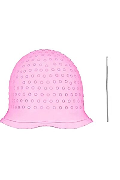 Hype Store gaman Silikon Saç Boyama Bonesi Delikli Röfle Bonesi - Tiğ Hediyeli Rengarenk Saçlar İçin Röfle Bone