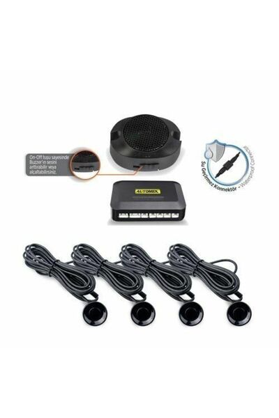 Niken Araç geri park sensörü bip bip ses ikazlı beyaz göz