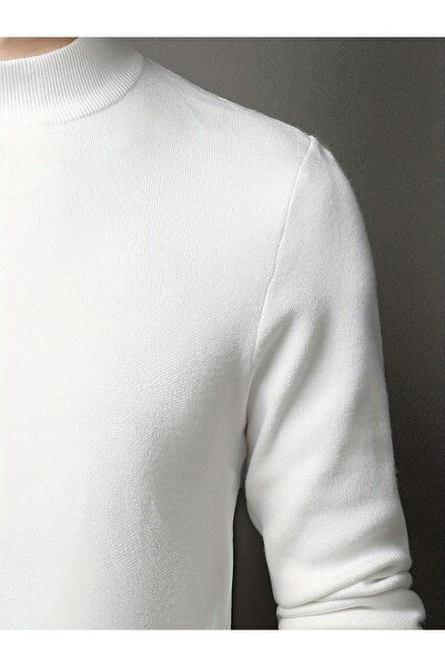 ribana Πλεκτό πουλόβερ με μισό ζιβάγκο με λεπτή εφαρμογή