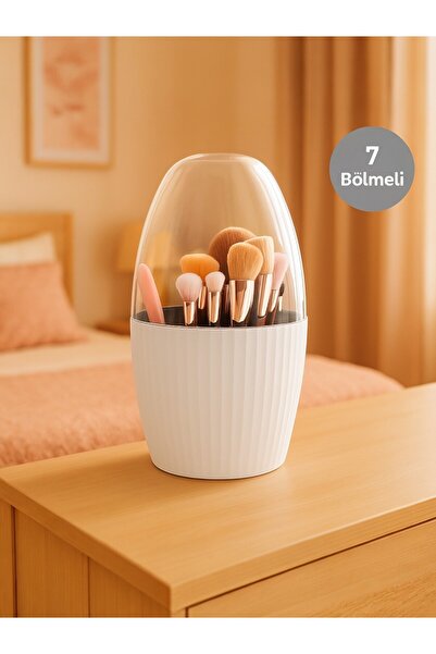 Nesto Home Багатофункціональний органайзер з кришкою-куполом, 7 відділень, дл...