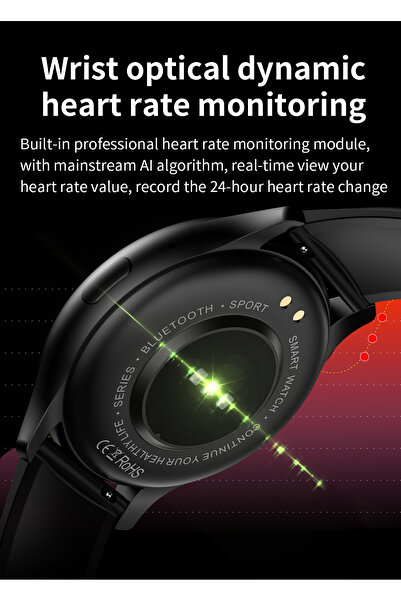 VALDUS Ceas smartwatch, model HK 89, AMOLED, 46 mm, NFC, apel BT, monitorizare somn, activitati sportive