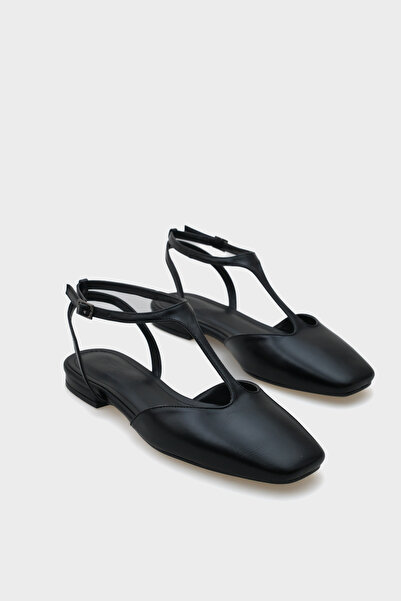 Capone Outfitters Andi Ankle Strap Women's Ballerinas