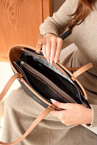 Just Polo Women's New Season 3 Compartment Large Size Stylish Shopper Hand & Shoulder Bag