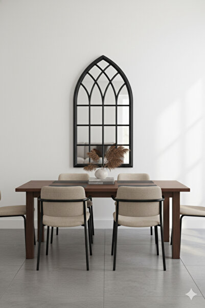 Generic Artistic window frame mirror – a touch of modern luxury, 92 cm * 51 cm