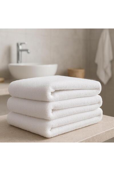 S&R 3 штуки 90x150 см білих готельних рушників для ванної кімнати 620 грам