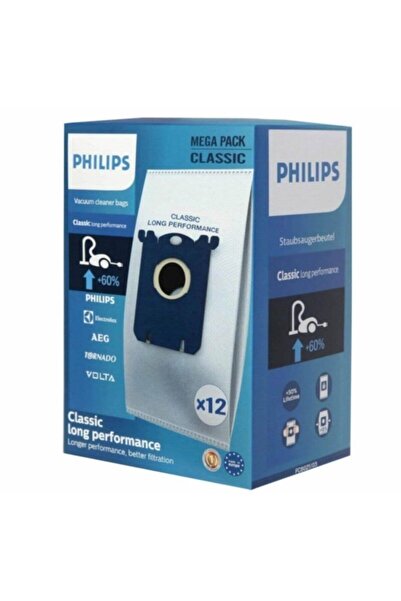 AeroFlow Σακούλα σκόνης συμβατή με Philips FC 8452 Power Life 12 τεμαχίων