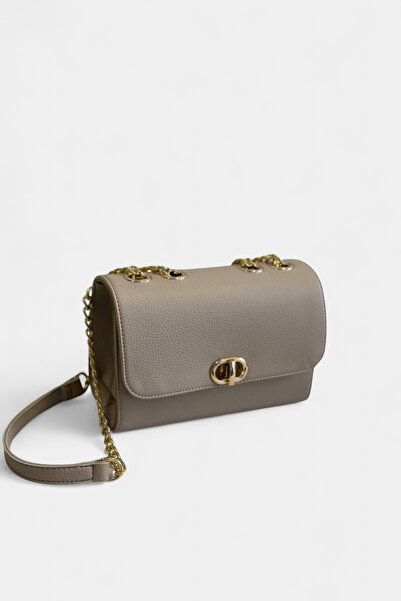 Miales Vizon Hakiki Zincir Detaylı Uzun Askı Ve Fermuarlı Iç Göz Detaylı Kadı...