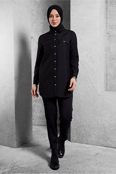 Alvina Shirt Collar Tunic 45296