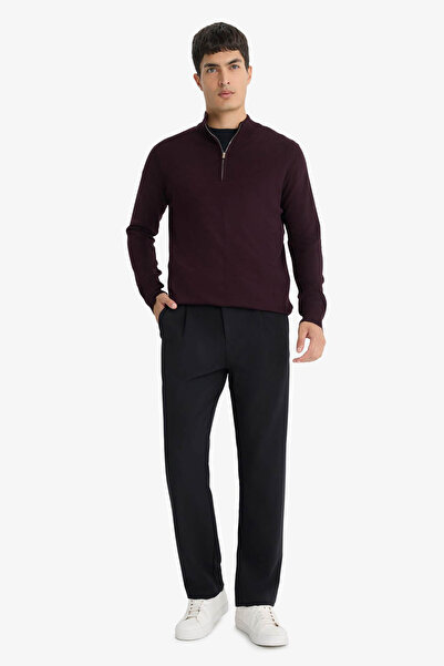 DeFacto Claret Red Men's Sweater D0624Ax/Br34