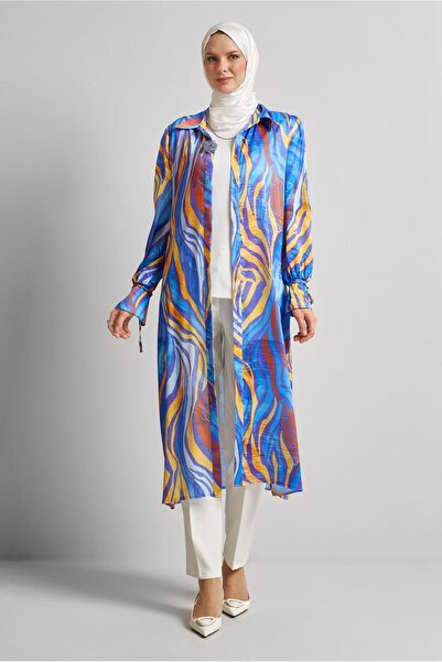 Alvina Long Satin Tunic 45457