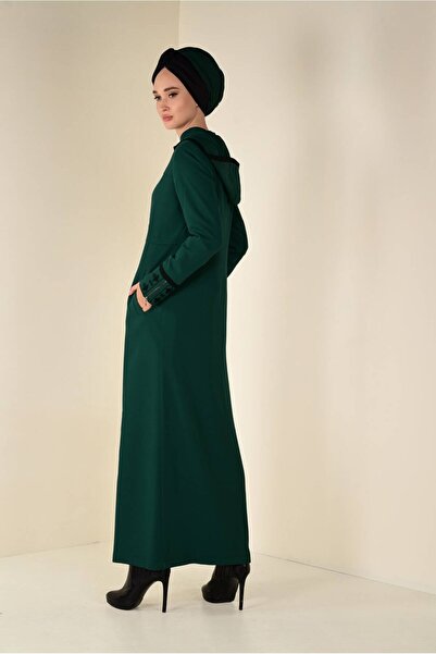 Alvina Hooded Embroidered Top Coat 1315