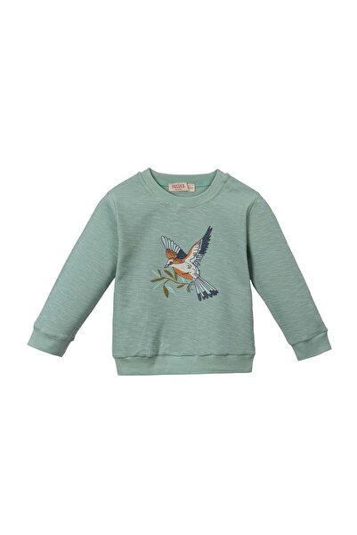 Necix's Kirlangiç Patterned Two-Ply Bottom-Up Set Mint Green