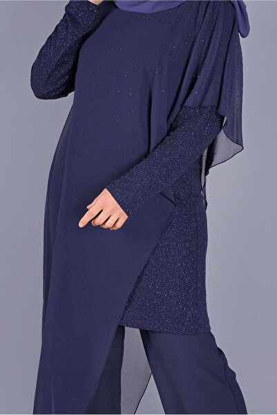 Alvina Stone Detailed Glitter Tunic - Flounce 40859