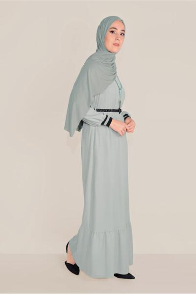 Alvina Tesetur Dress with Fluffy Detail 40464-1