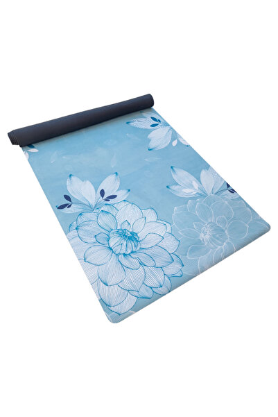 NYRA Yoga ve Pilates Matı Katlanabilir Taşınabilir 1mm Mavi