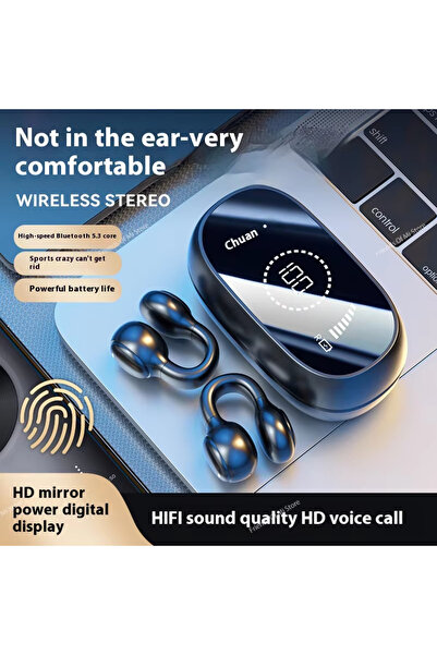 Generic High Quality Bone Conduction Wireless Earphones Bluetooth Noise Reduction Sports Gaming Earphones