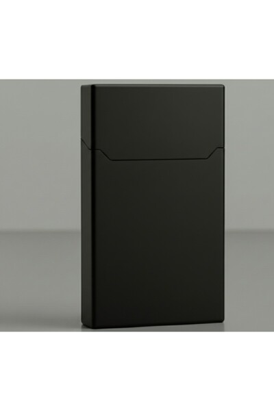 ERDEN Sigara kutusu \20 'li Uzun Silim Sigara Kutusu Sert Plastik 1 Adet Siya...