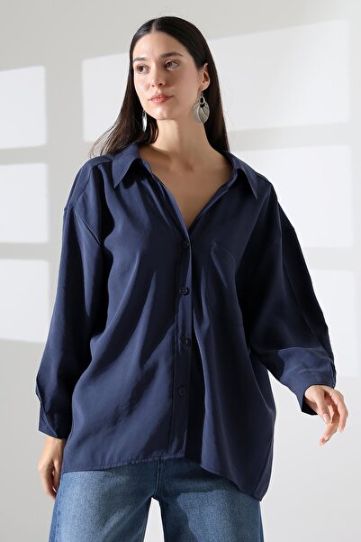 ribana Однобортна сорочка Oversize для жінок