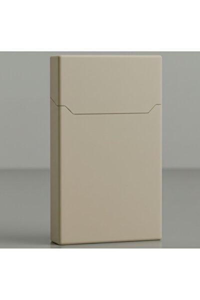 ERDEN Sigara kutusu \20 'li Uzun Silim Sigara Kutusu Sert Plastik 1 Adet Bej ...