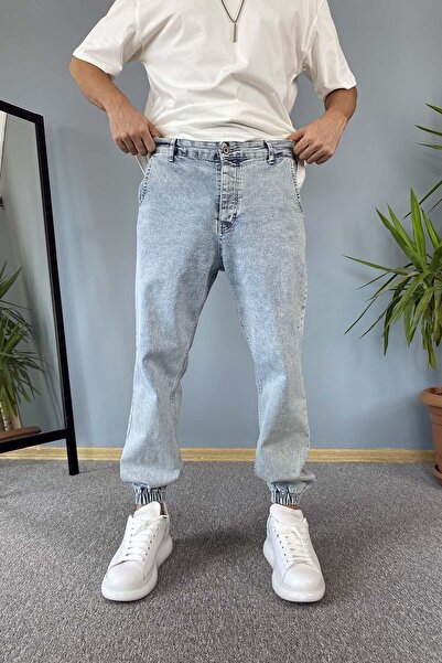 Alışveriş Sokağı Boyfriend Jogger Jeans with Elasticated Cuffs