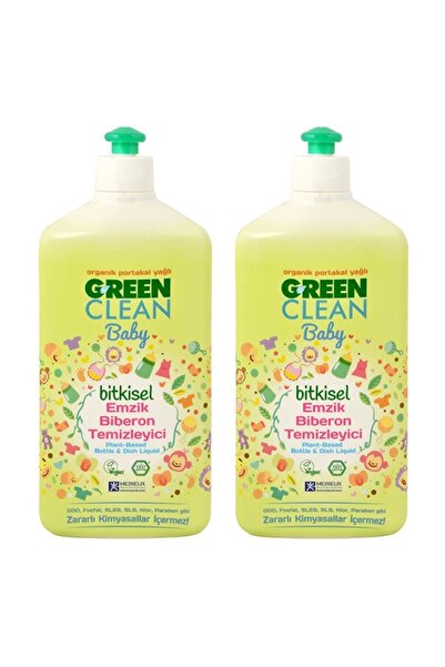 Green Clean Organik Portakal Yağlı Baby Biberon Emzik Temizleyici 500 ml - 2'li set
