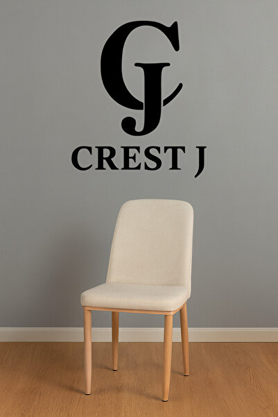 Crestj Single dining chair with a modern, elegant design
