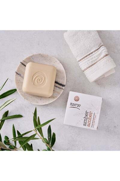 Mavras صابون زيت الزيتون العنبر - 150 جم