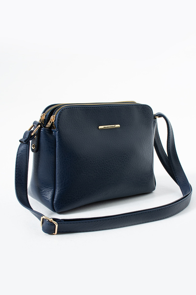 Sanmorris Geantă crossbody cu 3 compartimente și curea reglabilă