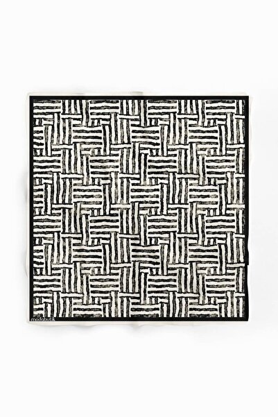 Modabutik F40 Μπαντάνα με ασπρόμαυρο σχέδιο