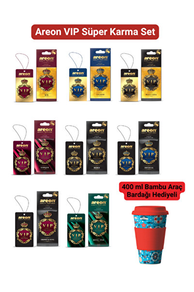 Areon VIP Süper Karma Set (8 Farklı Koku)
