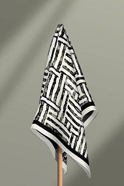 Modabutik F40 Μπαντάνα με ασπρόμαυρο σχέδιο