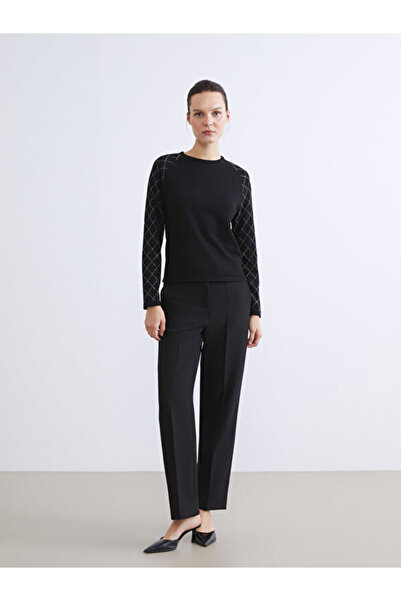 LC Waikiki Pulover de tricotaj pentru damă cu gât roșu