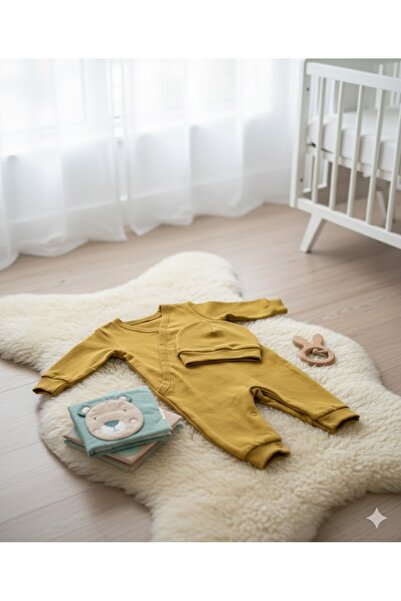 HappyMom Long Sleeve Snap Fastener Double-breasted Kimono Jumpsuit