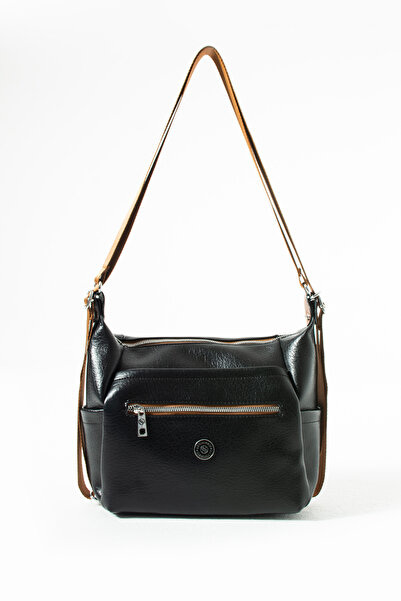 Sanmorris Women's 4-Compartment Faux Soft Leather Shoulder and Backpack