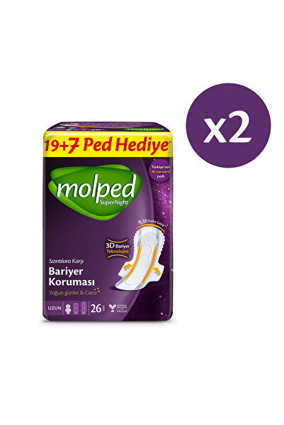 Molped Supernight Uzun Avantajlı Dev Fırsat Paketi 52 Adet