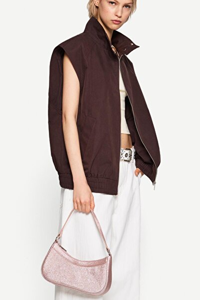 Bershka Shiny-effect mini bag