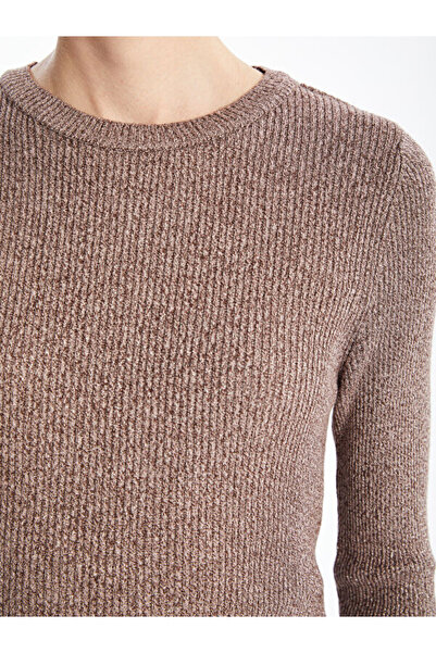 LC Waikiki Crew Neck Shiny Looking Women's Knitwear Sweater