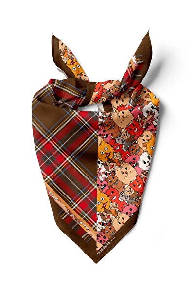 Modabutik D2 Özel Üretim Desenli Köpek Bandanası