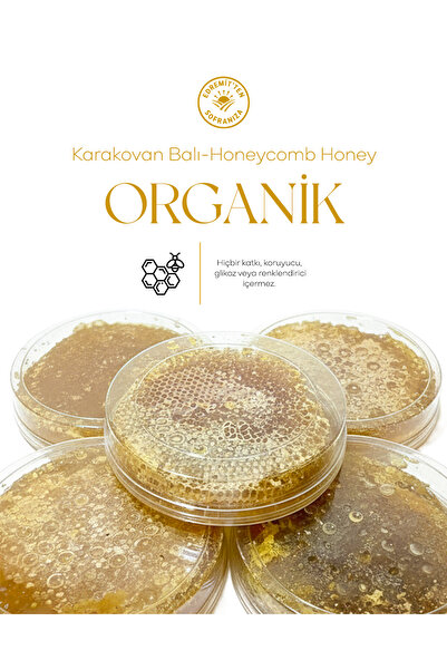 Fırat Köy Ürünleri Edremit Karakovan Petek Balı 1 KG – %100 Doğal, Katkısız v...