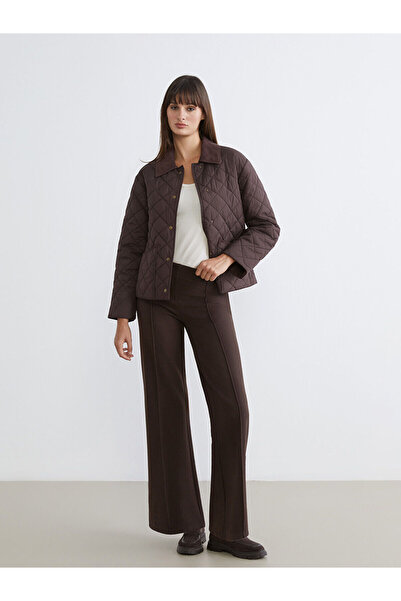 LC Waikiki Beli Lastikli Geniş Paça Kadın Triko Pantolon