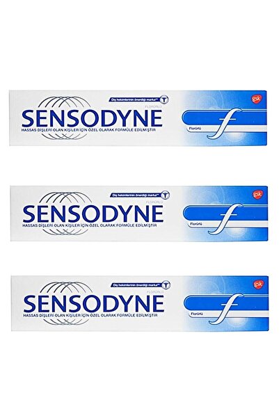 Sensodyne Diş Macunu Florürlü 100Ml x 3 Adet